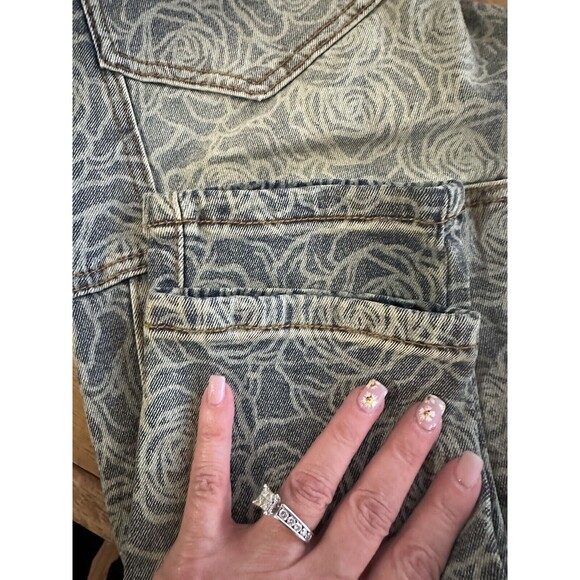 Lifted Anchors Los Angeles Patch-Work Rose Denim Skinny Jeans Size 28/32L Men's - Picture 5 of 14